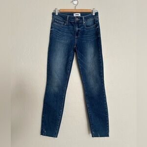 PAIGE Verdugo Ankle Jeans Charlize Distressed Raw Hem Size 27
